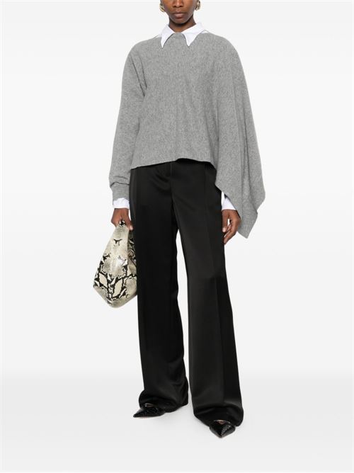 Crewneck Sweater with Drape JIL SANDER | J01ZZ0114J14827030